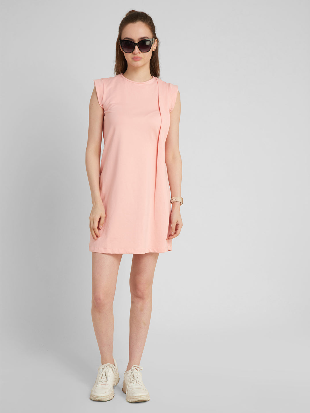 Pink A-Line Dress