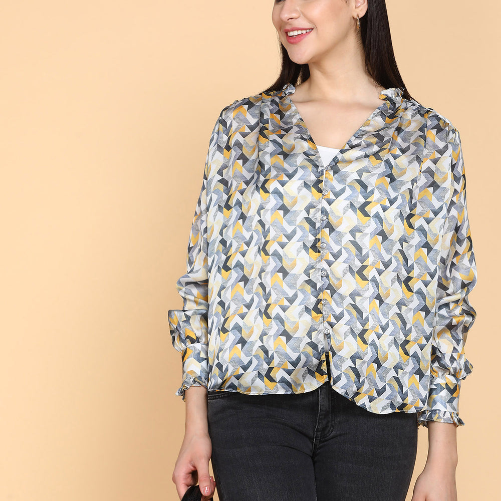 
                      
                        Women Comfort Opaque Printed Casual Shirt
                      
                    