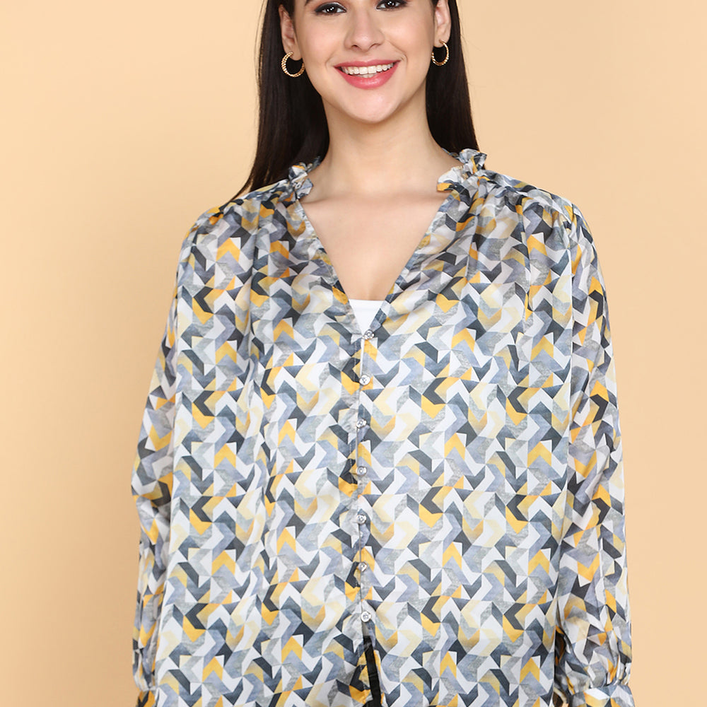 
                      
                        Women Comfort Opaque Printed Casual Shirt
                      
                    