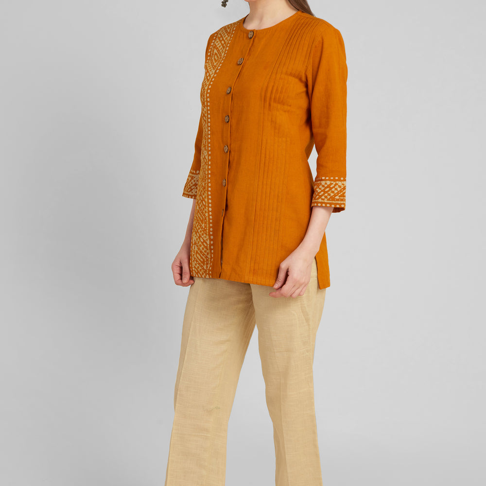 
                      
                        Mustard Short Kurti
                      
                    