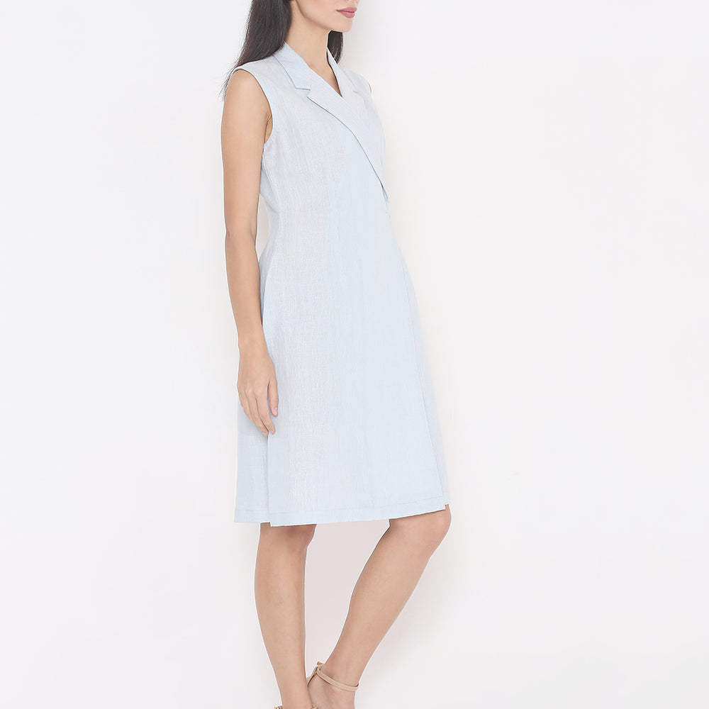 
                      
                        aturabi light blue linen coat dress
                      
                    