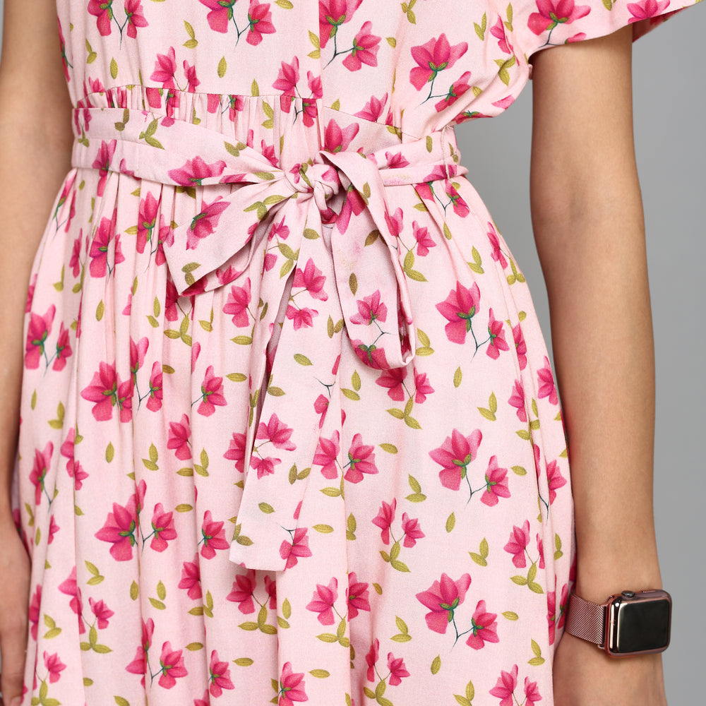 
                      
                        Pink Floral Dress
                      
                    