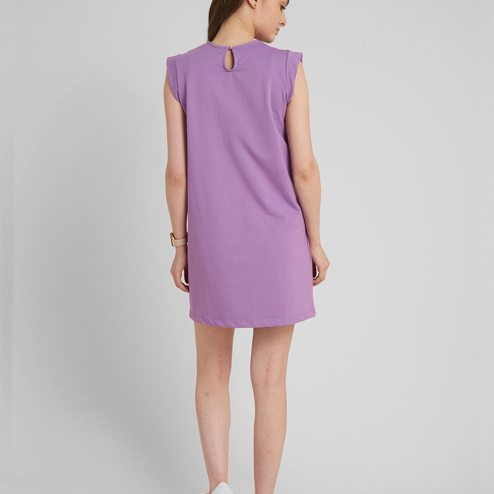 
                      
                        Purple A-Line Dress
                      
                    